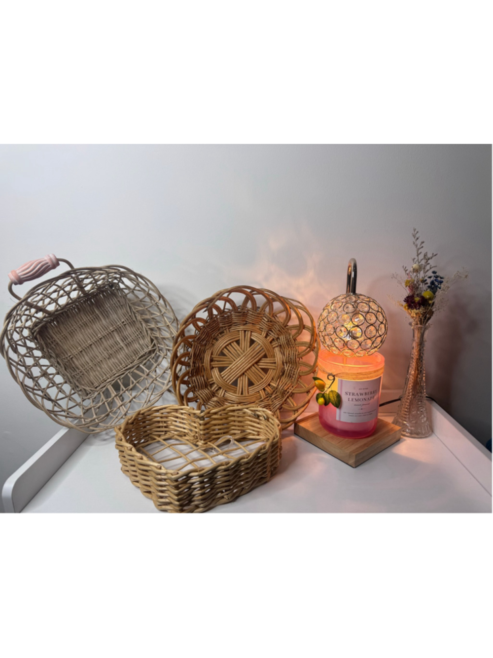 Home Decorative Wicker wall Basket